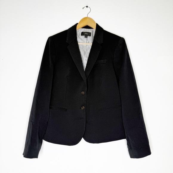 J.Crew Schoolboy Blazer Women’s Size XL Classic Black - Picture 2 of 7